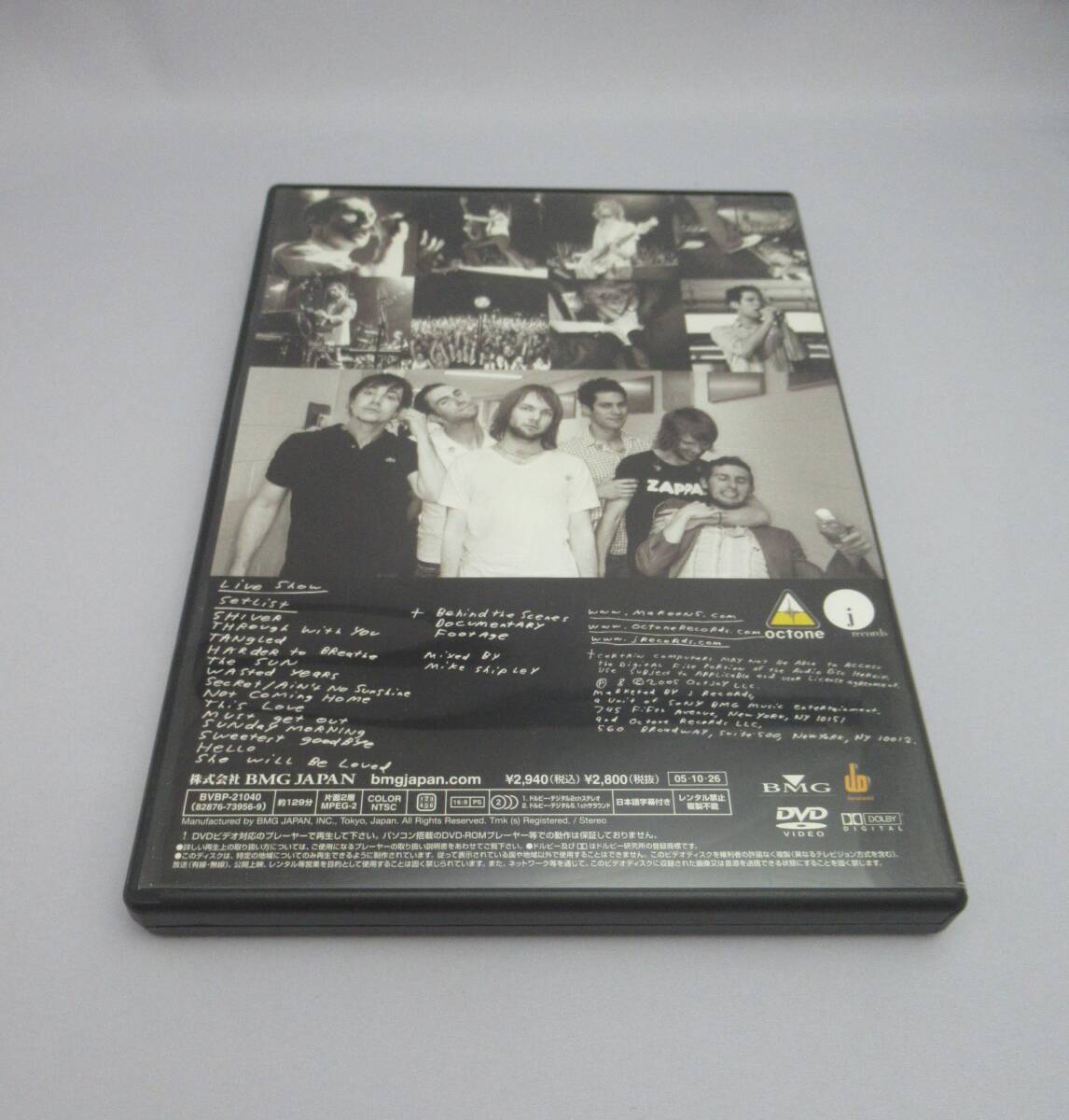 DVD★MAROON5/マルーン5◆LIVE FRIDAY THE 13TH/ライヴ！ 初のライヴDVD 2005年 サンタバーバラ・ボウル 完全収録_画像2