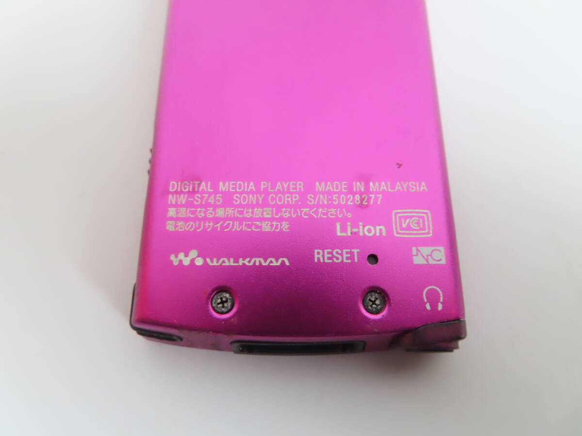 SONY WALKMAN Sシリーズ NW-S745 16GB バイオレット_画像3