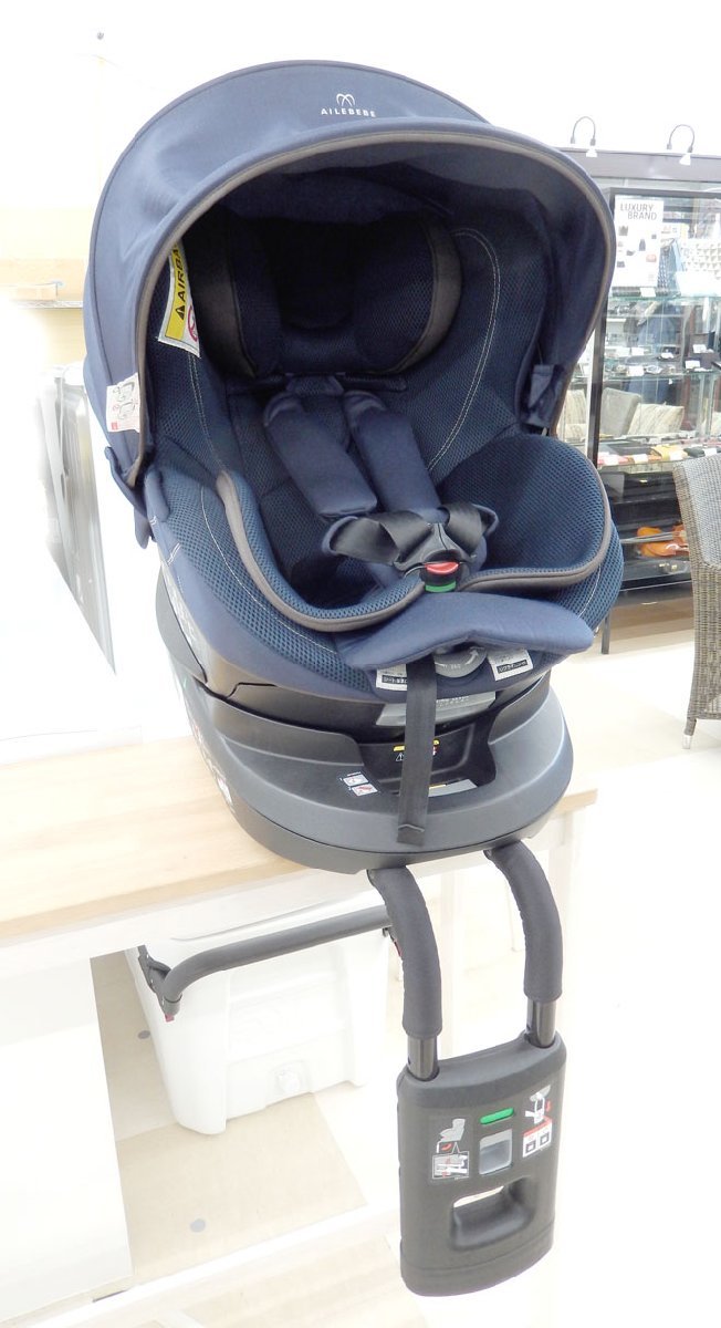 CARMATE/ Carmate child seat AILEBEBE/e-ru Bebe kruto4i gran sBF883 ( car m navy ) newborn baby ~4 -years old about 