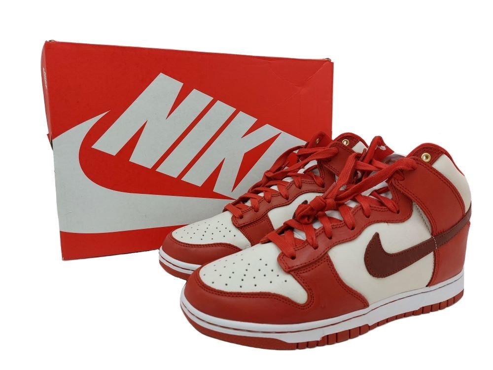 未使用品！NIKE【ナイキ】DX0346-600 WMNS DUNK HI LXX Cinnabar スニーカー 27cm（4394）_画像1