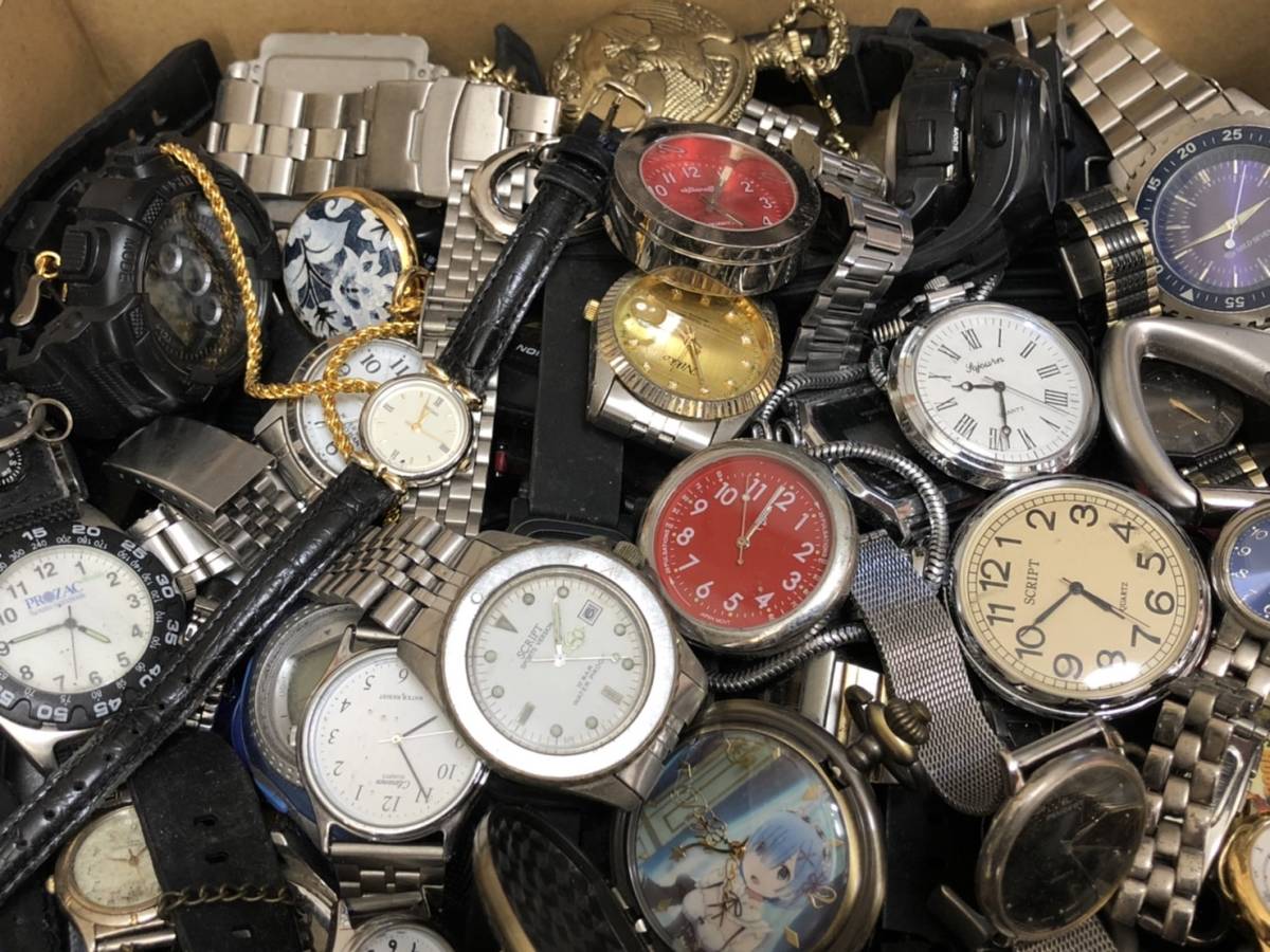 ジャンク 腕時計 300本以上 SEIKO CITIZEN CASIO セイコー シチズン カシオ ブランド まとめ売り 大量 まとめて 動作未確認品 (B)_画像3