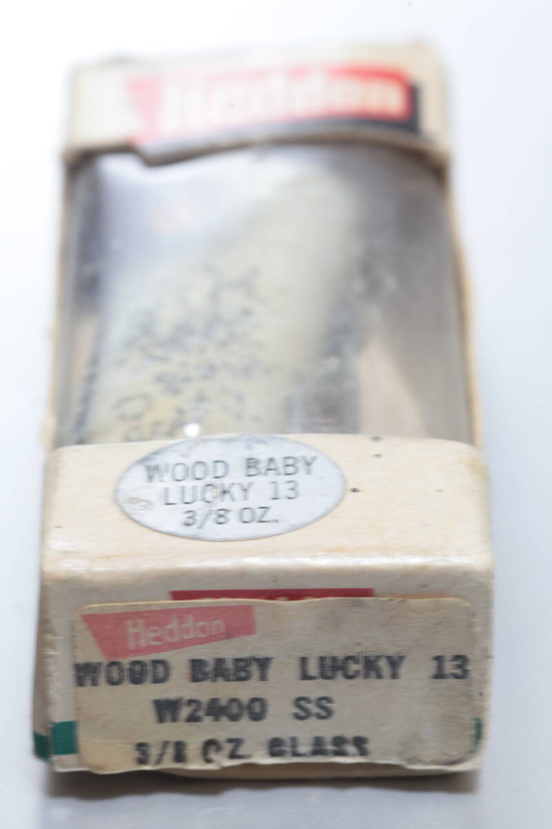 オールド ヘドン ウッド ベビーラッキー13 SS Heddon Wood Baby Lucky13 レーベル ホッパーストッパー ノーマン コーデル シェイクスピア_画像2