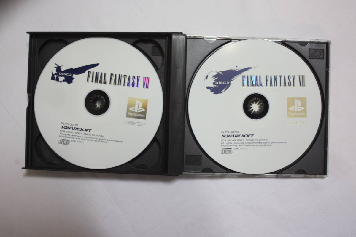  PS1 （ソフト2点セット） ファイナルファンタジーⅦ/ドラゴンクエストⅦ 作動確認済み 中古の画像4