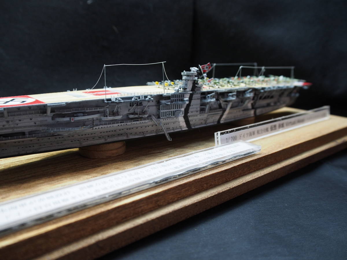 1/700 ドイツ海軍 航空母艦 仮想赤城 バルチックスキーム仕様 ケース付き完成品_画像6