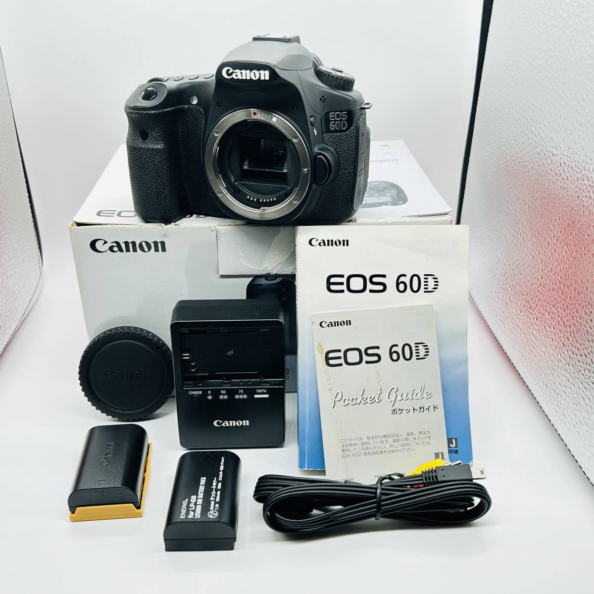 ★極上品★ CANON キヤノン EOS 60D ボディ 元箱他付属品多数！ #01048_画像1