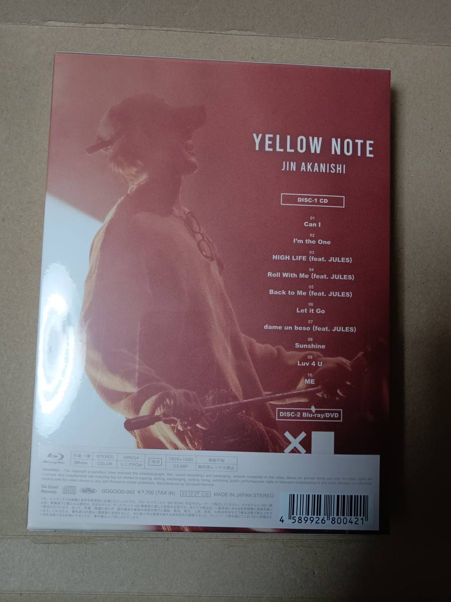  YELLOW NOTE (特別仕様 LIVE盤 CD＋Blu-ray＋Photo Book) [ 赤西仁 ]_画像2