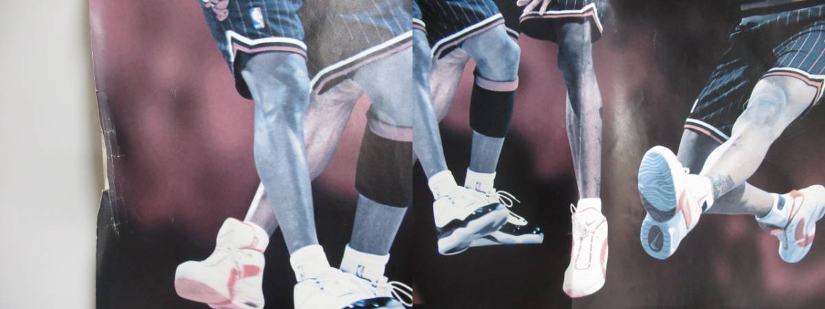 [fe0 HN7209] 1996年 NBA シカゴ ブルズ マイケルジョーダン/ スコッティ・ピッペン/ デニス・ロッドマン ポスター 90s ジョーダンの画像5