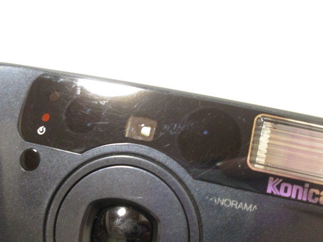 [Feb0 NN7197] Konica コニカ BIG MINI NEO-R コンパクト フィルムカメラ シャッター・フラッシュOK 【通電確認済】の画像10