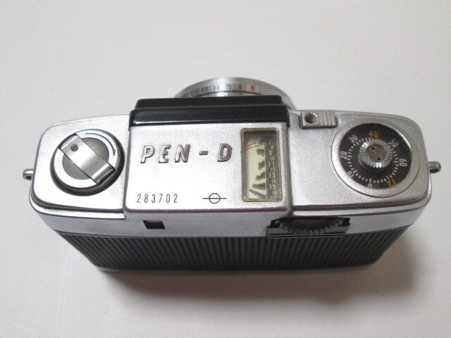 [feb2 HN7604] OLYMPUS PEN-D F.Zuiko f1.9 3.2cm コンパクトフィルムカメラ フィルムカメラ 【ジャンク】_画像6