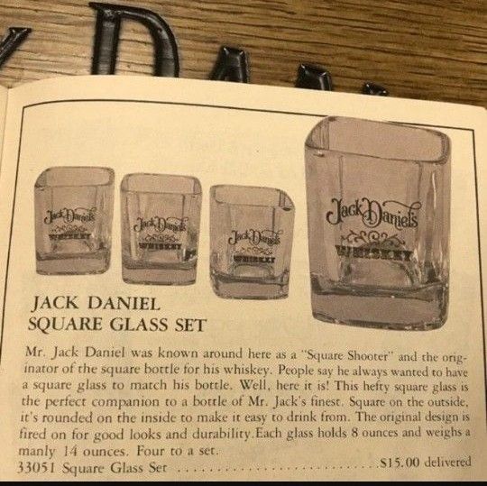 【レア商品】 Jack Daniel's ジャックダニエル ロックグラス 4個