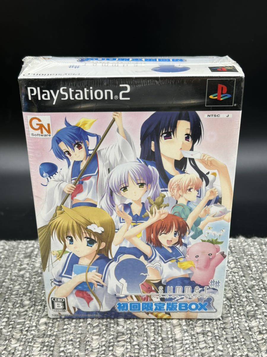 さ１　未開封　_SUMMER## アンダーバーサマー ダブルシャープ PS2 初回限定版BOX_画像1