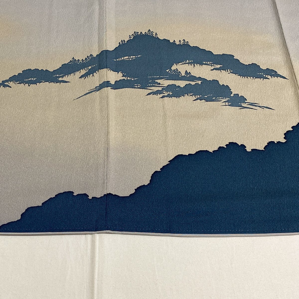 着物月花　作家物　富士山　風景　訪問着　未使用品　正絹　ki655_画像8