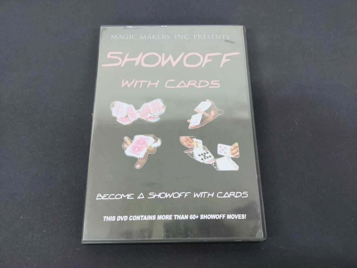 【D16】SHOW OFF WITH CARDS ショーオフ カード DVD マジック カードの画像1