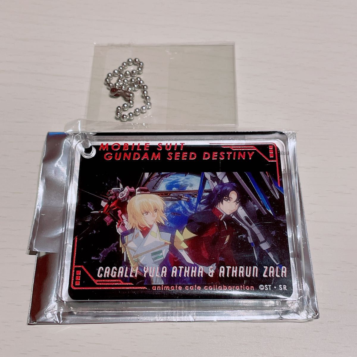 ガンダムSEED Freedom アクリルプレートキーホルダー アスラン カガリ カガリアスランSEED トレーディングアクリルプレートキーホルダー