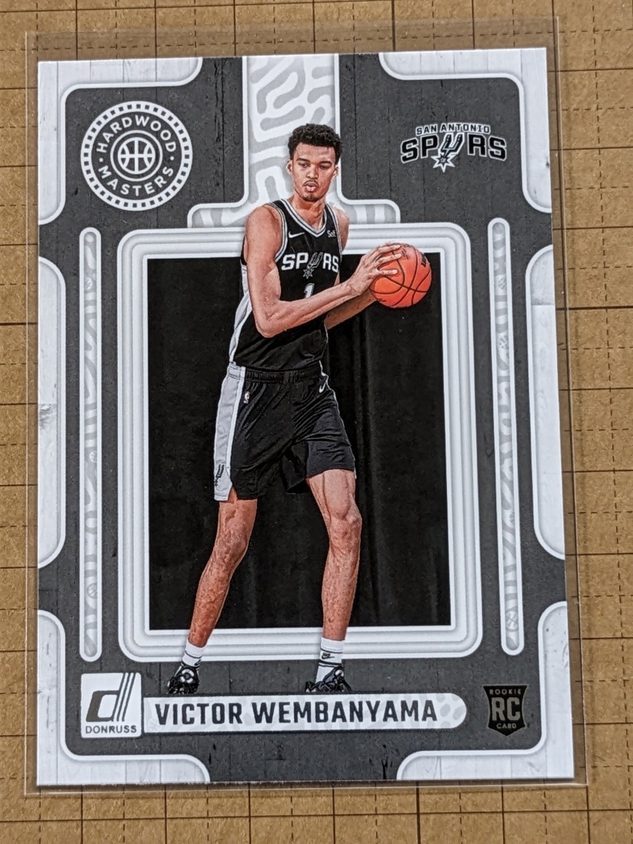 ビクター・ウェンバンヤマ【NBA 2023-24 PANINI DONRUSS BASKETBALL】VICTOR WEMBANYAMA RC #3 インサート HARDWOOD MASTERS_画像1