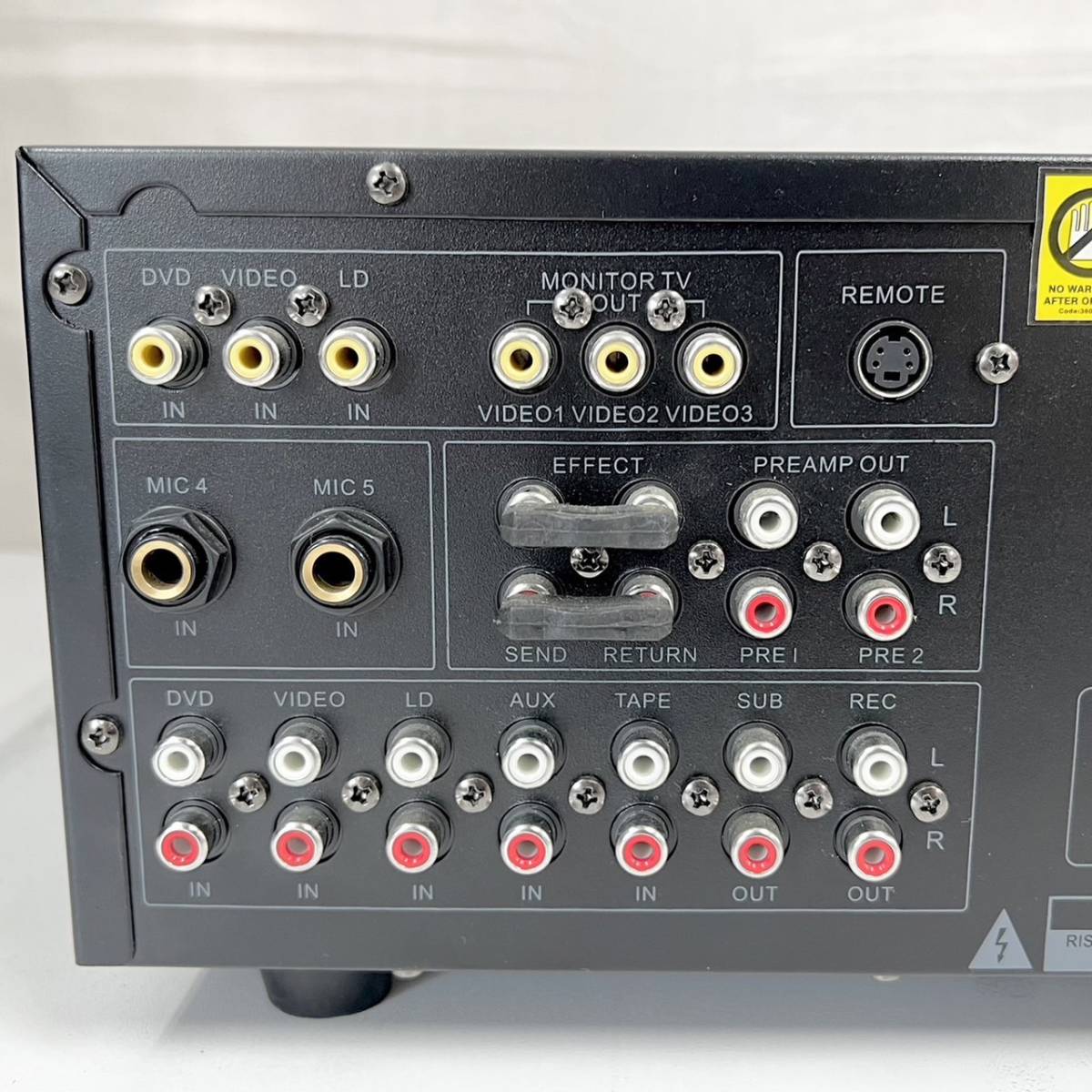 11663/ CLASSIC PRO クラシックプロ PROFESSIONAL KARAOKE AMPLIFIER KOK500 カラオケアンプ オーディオ機器 通電確認済_画像7