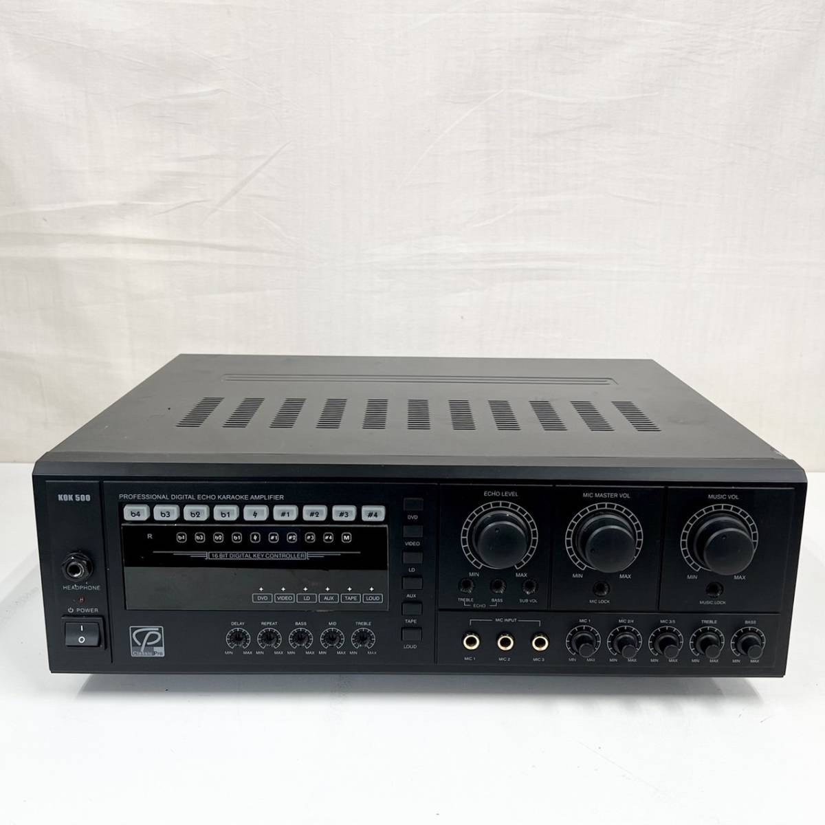 11663/ CLASSIC PRO クラシックプロ PROFESSIONAL KARAOKE AMPLIFIER KOK500 カラオケアンプ オーディオ機器 通電確認済_画像1