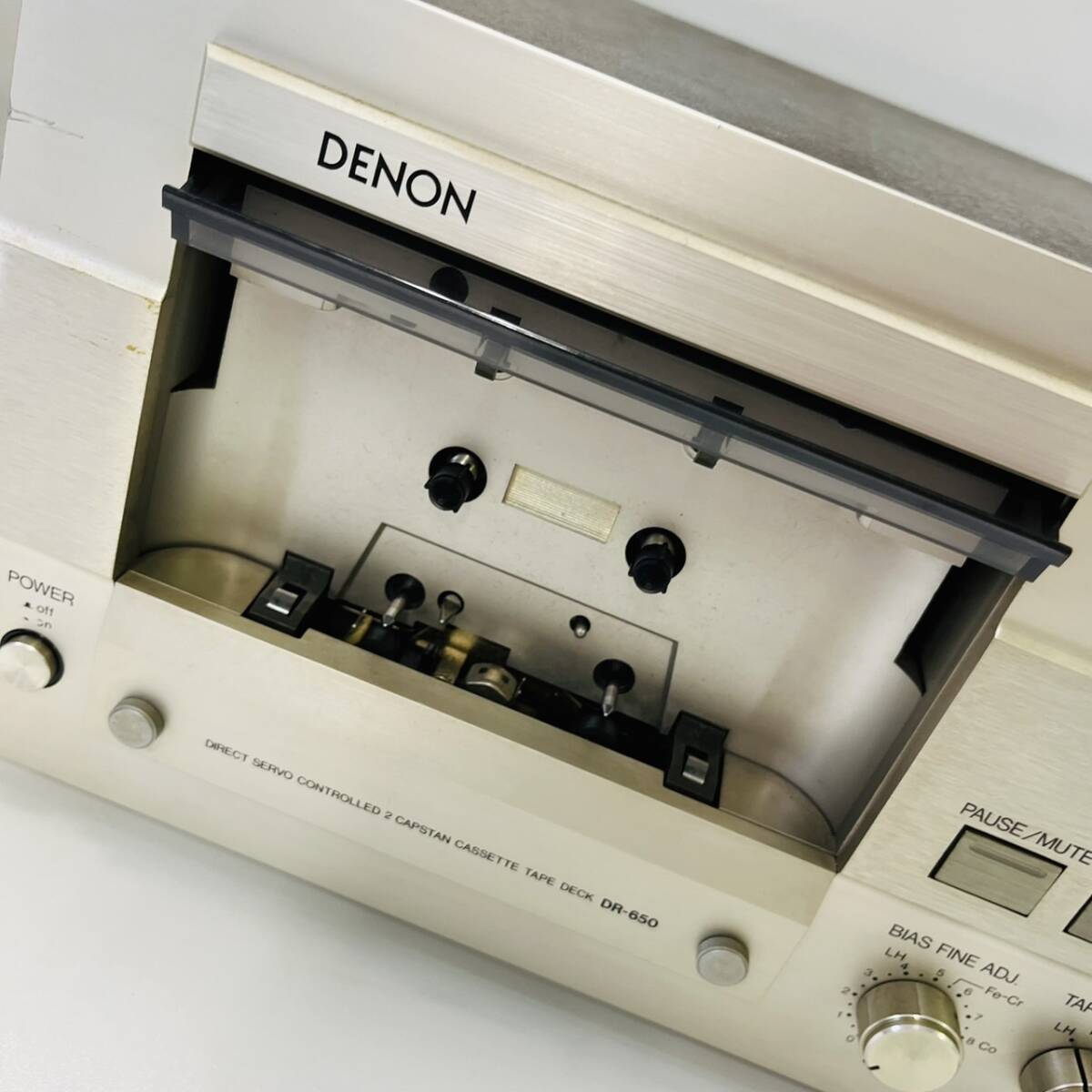 15017/ DENON DR-650 カセットデッキ オーディオ機器_画像2