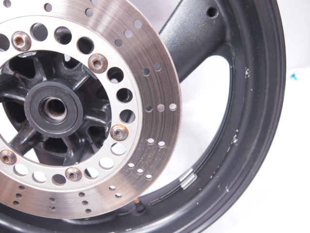 XJR400/Rリアホイール ブレなし仕上げ用に RH02J 4HM R-72刻印 17X4.00J_画像3