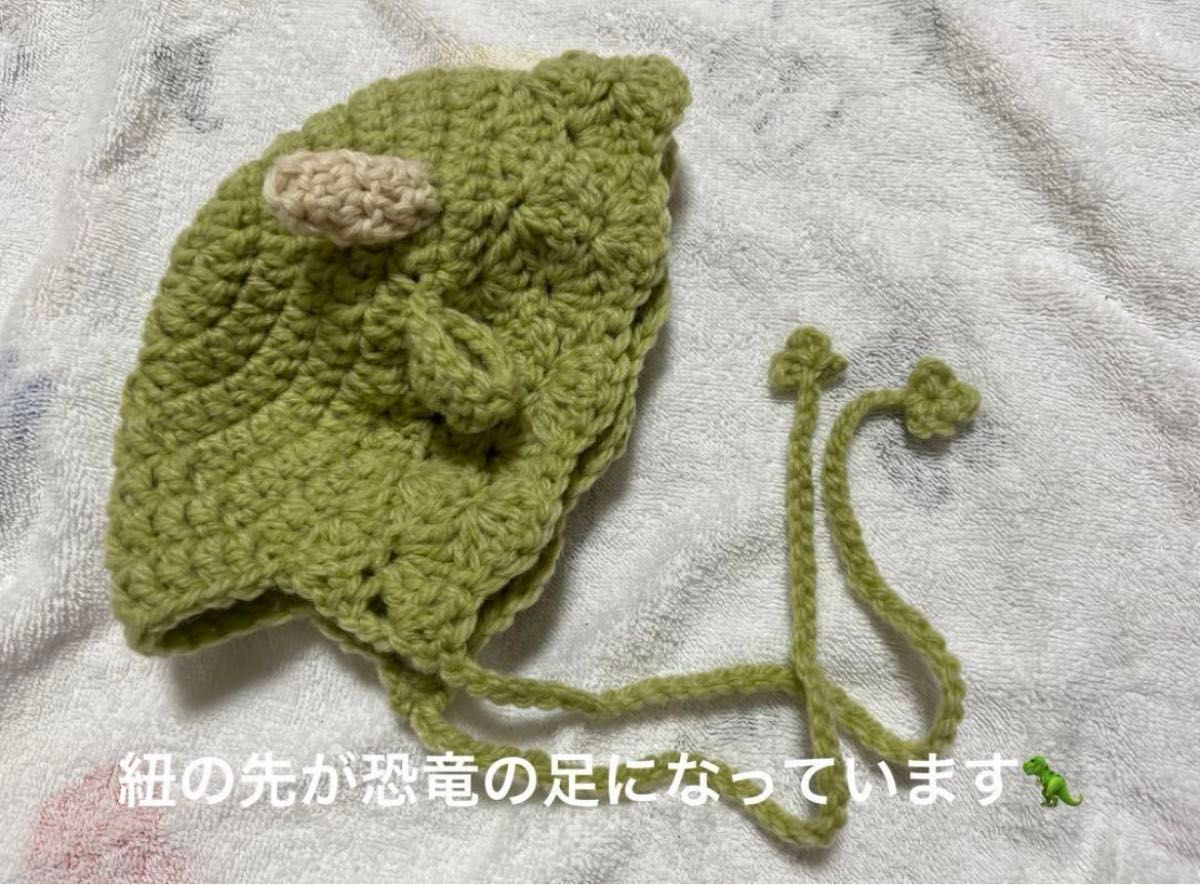 辰 キッズ　辰　恐竜　ハンドメイド　ベビー　キッズ　ボンネット　帽子　