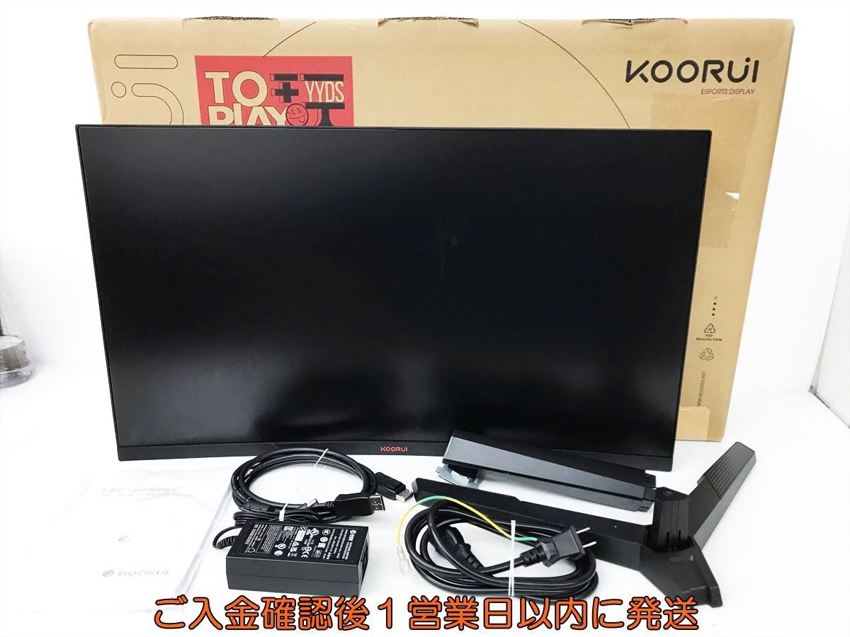 KOORUI ゲーミングモニター 27インチ 湾曲 QHD(2560x1440)/144Hz/1ms 動作確認済 DP HDMI 27E6QC EC61-616jy/G4_画像1