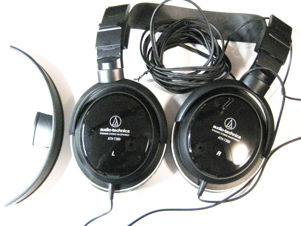 (送料込み) ジャンク Audio-Technica ATH-T300 オーディオテクニカ ヘッドフォン ＃3001_画像1