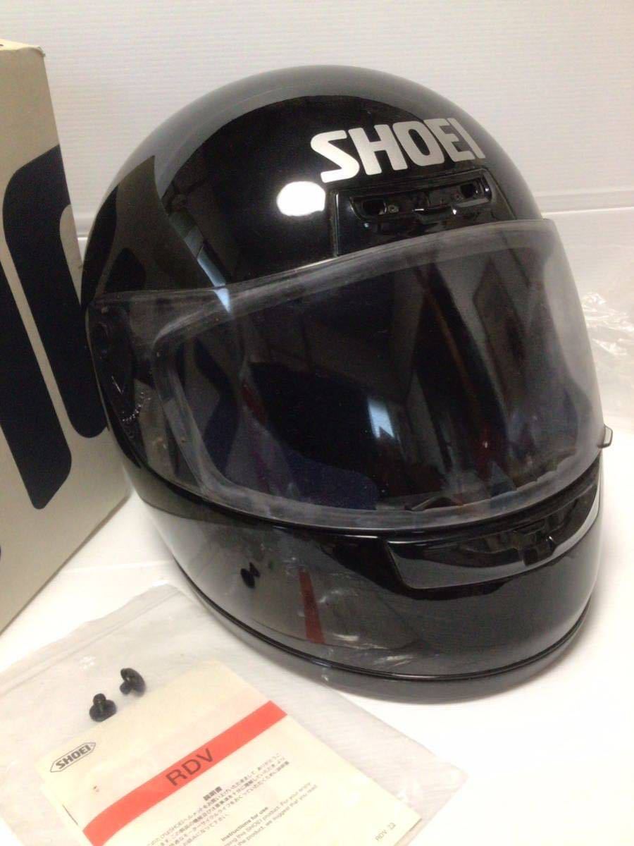 ★当時物/SHOEI/フルフェイスヘルメット/フルフェイス/バイク/二輪車/ヘルメット/XL/ガレージインテリア/検/Arai/旧車アクセサリー/走り屋_画像5