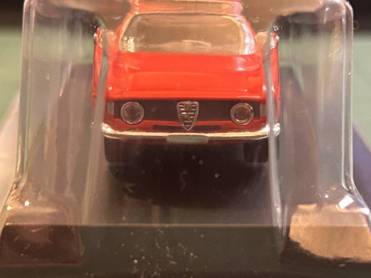 【貴重品・当時物】1/64 京商 アルファロメオ ミニカーコレクション Giulia Sprint GTA 1600 ジュリアスプリント レッド 赤 Alfa_画像3