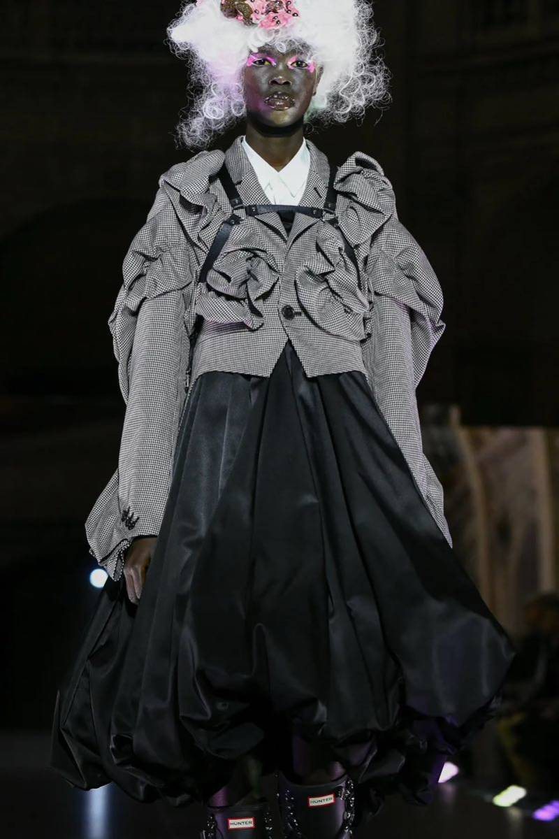NOIR KEI NINOMIYA 23SS 千鳥格子 燕尾ジャケット|Yahoo!フリマ NOIR KEI NINOMIYA 23SS 千鳥格子 燕尾ジャケット|Yahoo!フリマ