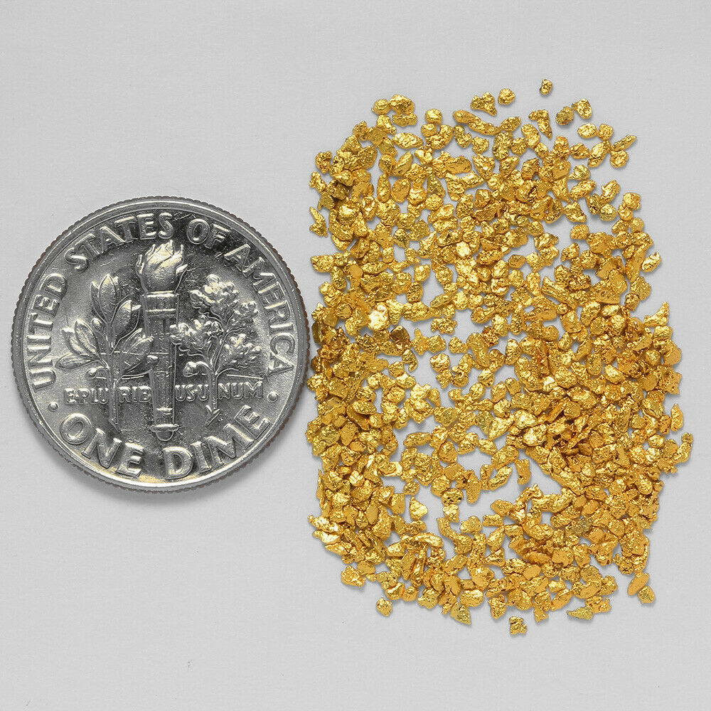 金ナゲットアラスカ鉱脈金塊ゴールドフィンガー 砂金粒0.6380ｇ_画像2