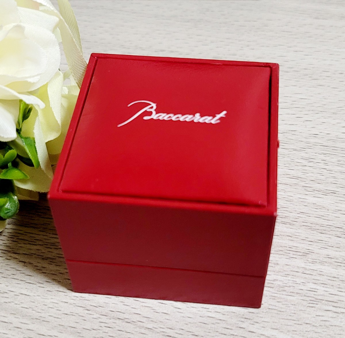 Baccarat】バカラ リング 12 5号 ビジュー オレンジ クリスタル Baccarat】バカラ リング 12 5号 ビジュー オレンジ クリスタル