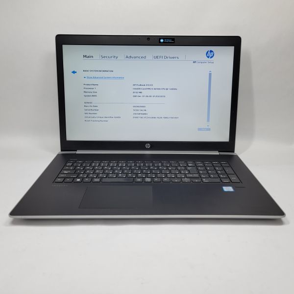 ★訳あり★ HP ProBook 470 G5 [Core i5 8250U 8GB なし 17.3 -] 中古 ノートパソコン (3752)_画像3