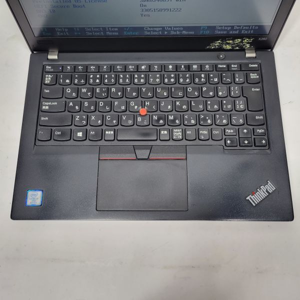 ★訳あり★ Lenovo ThinkPad X280 [Core i7 8650U 8GB 256GB 12.5インチ -] 中古 ノートパソコン (4399)_画像4