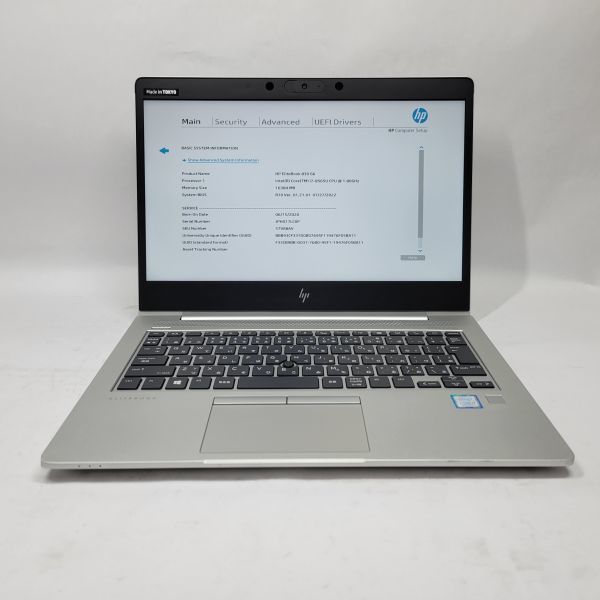 ★訳あり★ HP EliteBook 830 G6 [Core i7 8565U 16GB なし 13.3インチ -] 中古 ノートパソコン (4654)_画像3