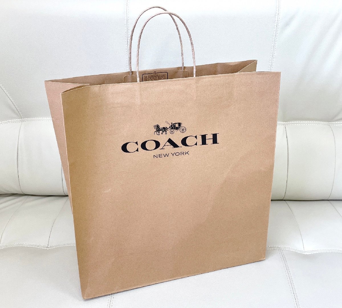 コーチ COACH ショップ袋 紙袋 ショッパー /現状品 （HF029）_画像1