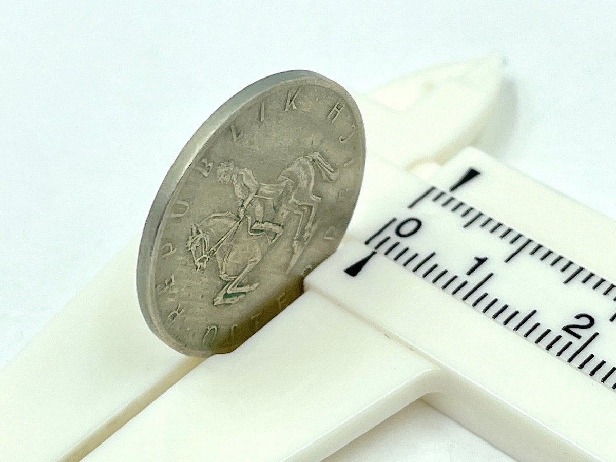 銀貨 オーストリア 5シリング 2枚セット 1969年 1972年 重量5.25グラム / アンティークコイン（HF060）_画像6