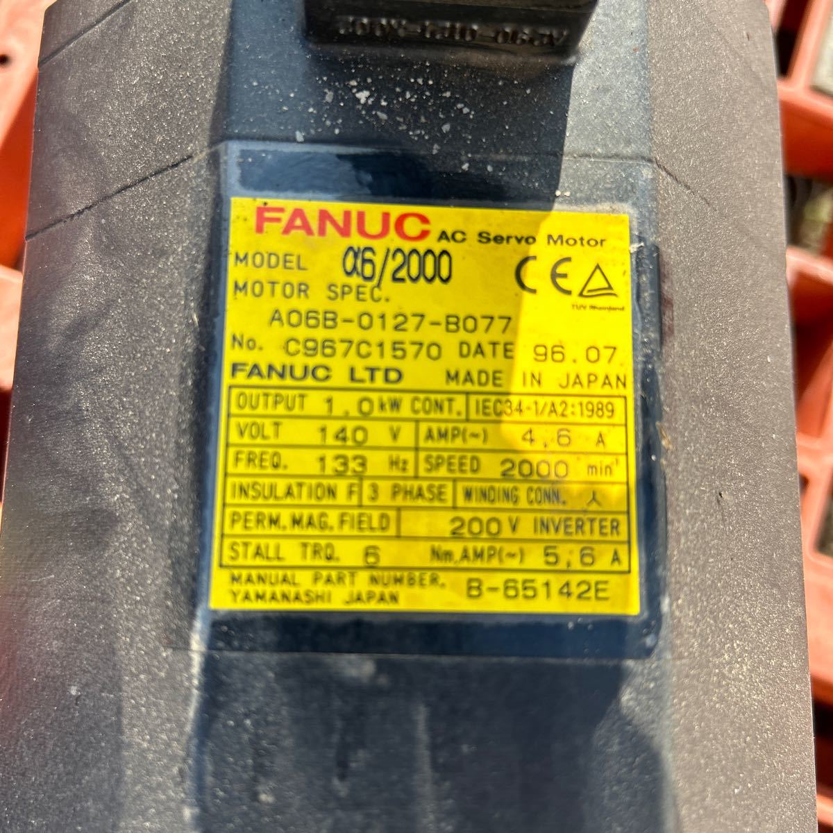 FANUC モデルα6/2000 A06B-0127-B077 C967c1570_画像2