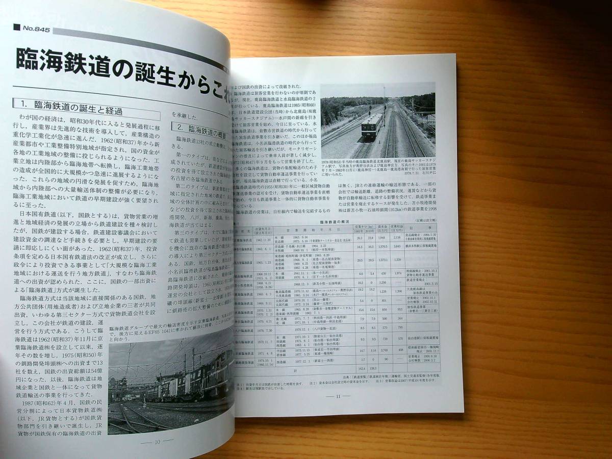 鉄道ピクトリアル2011年3月号（No.845）工業地帯の鉄道_画像5