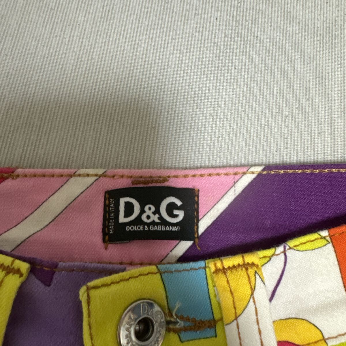 【希少】D&G DOLCE&GABBANA 総柄 パンツ ドルチェ&ガッバーナ