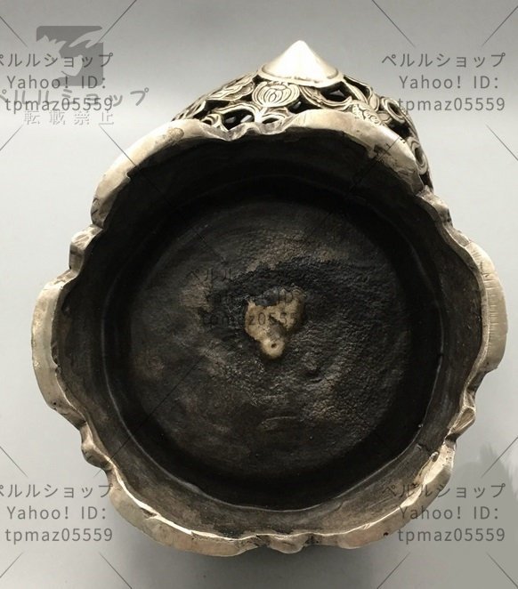 香炉 蓮の花 銅器 銅製品 鎮宅辟邪 開運風水 招財 置物 工芸品 装飾品_画像6