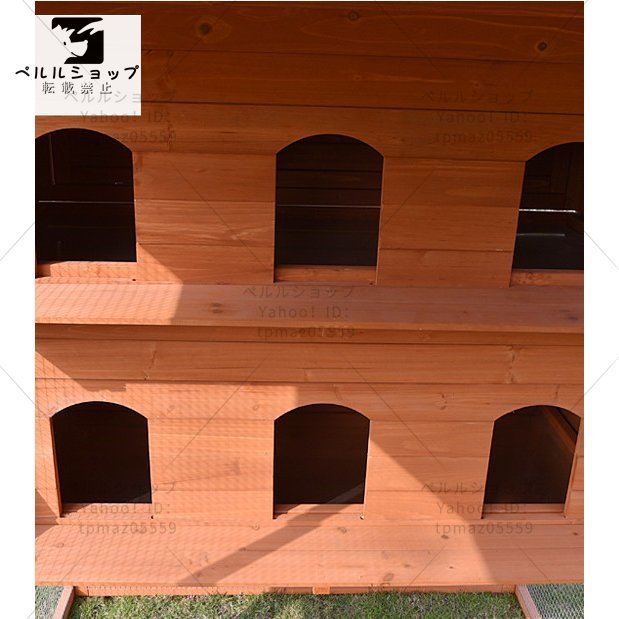  bird cage is . transparent . door holiday house breeding cage small animals outdoors for construction type natural Japanese cedar material turning-over prevention . corrosion material wooden 