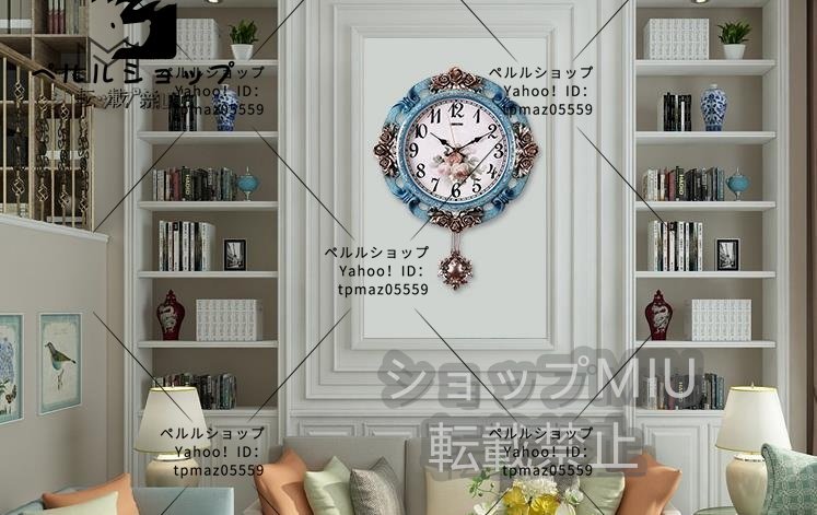 ヨーロッパ　復古　柱時計　応接間　豪華　時計　家庭用　静音時計　おしゃれ　創意　復古　壁掛け時計_画像4