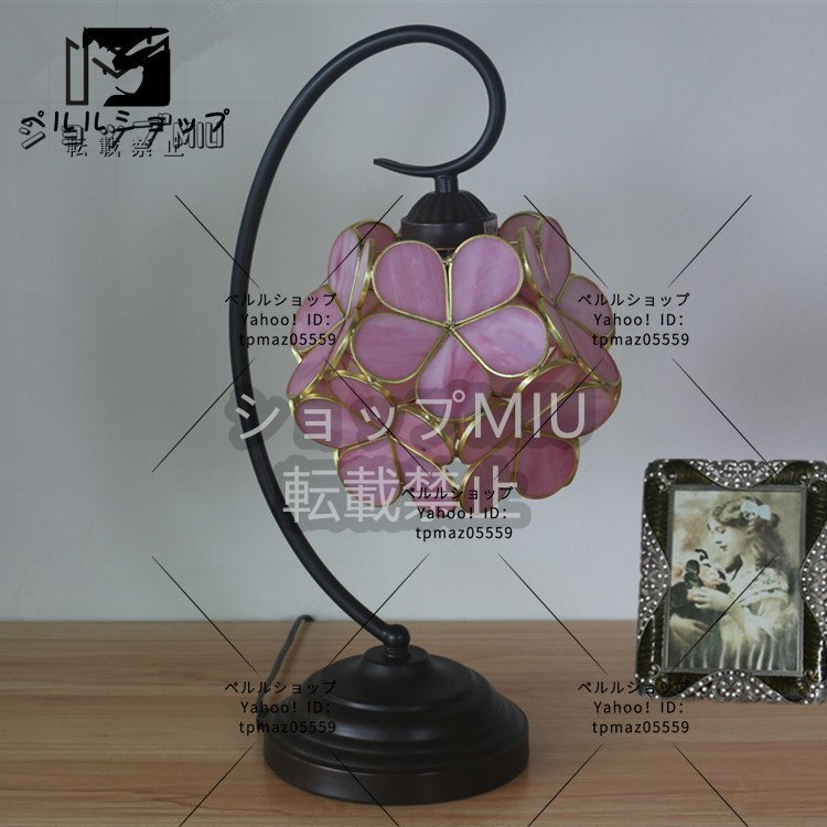  unusual solid .. design . great popularity! floral print hanging type stained glass lamp table Ran plan p stand glass LED correspondence hand made 