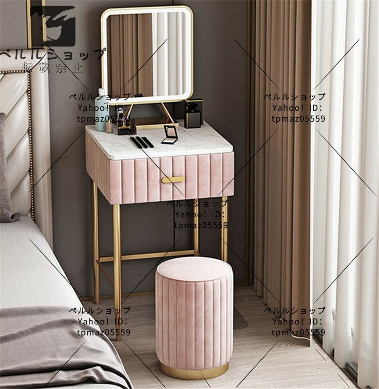  dresser dressing up LED mirror dresser s tool set cosmetics table dresser make-up cosme pcs storage width 50cm
