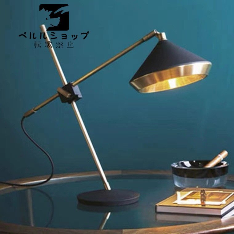 「室内芸術」高級感満載 デザインインテリア ナイトスタンド デザインランプ 間接照明 テーブルライト ランプ ブラック_画像4
