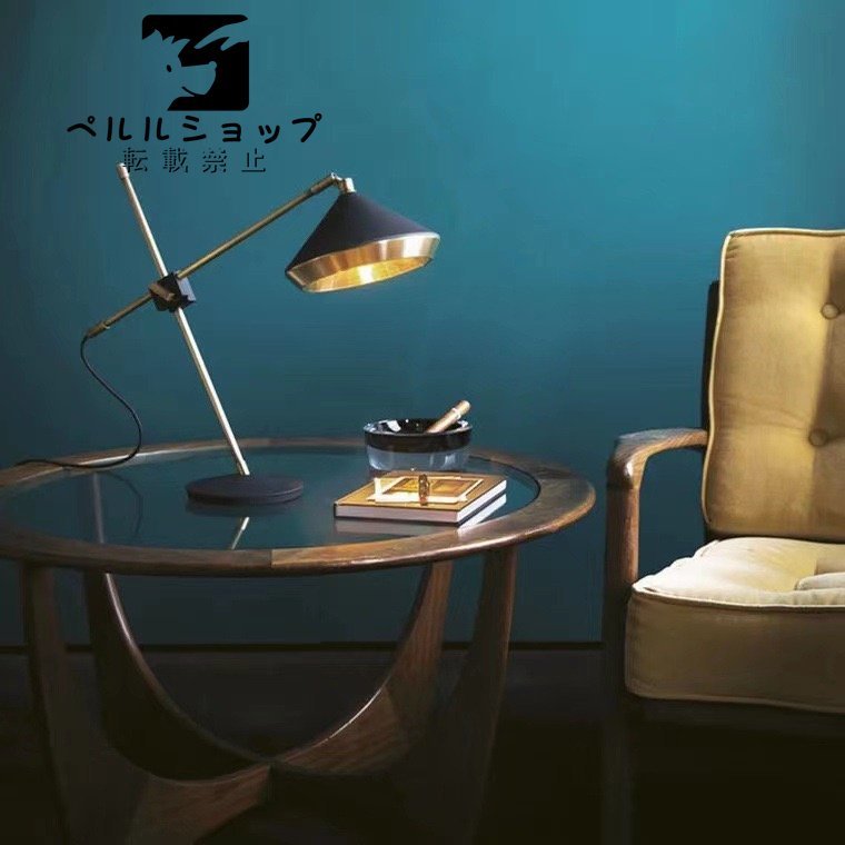 「室内芸術」高級感満載 デザインインテリア ナイトスタンド デザインランプ 間接照明 テーブルライト ランプ ブラック_画像5