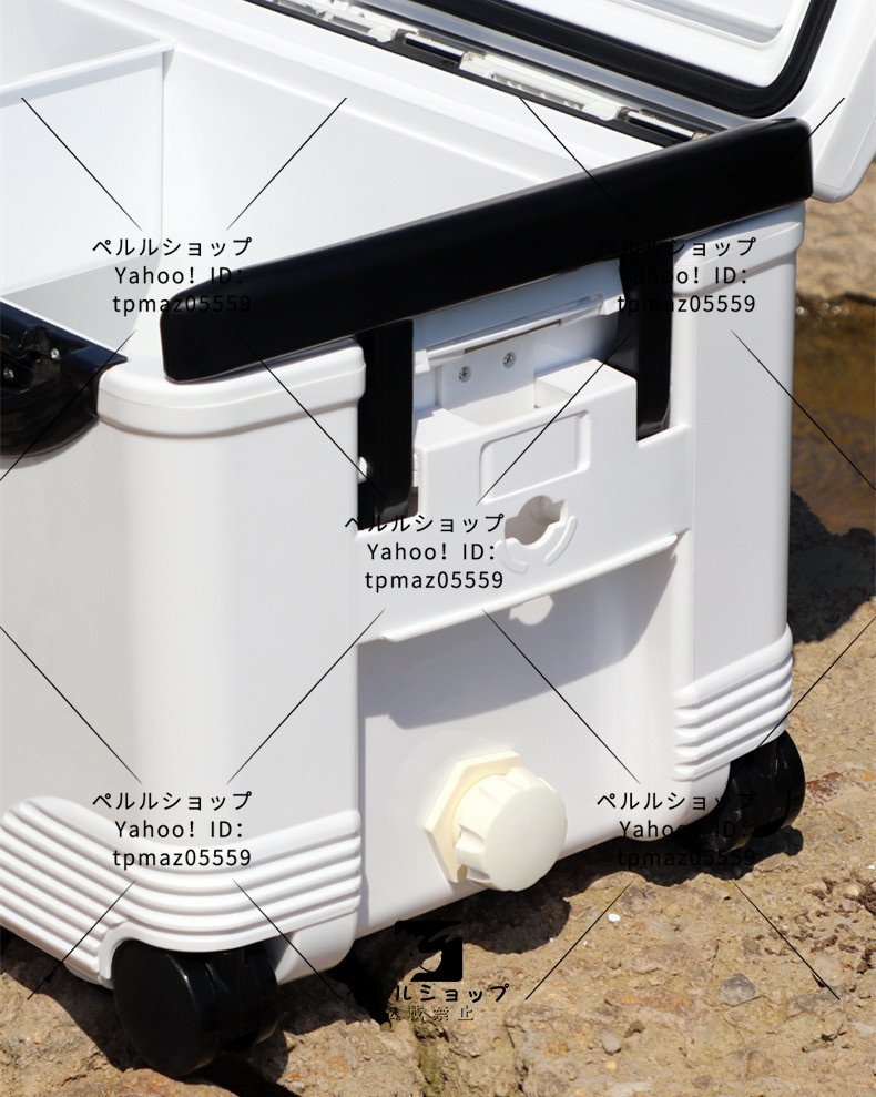 釣りにアウトドアに活躍!大型 48L クーラーボックス 移動に便利 釣りにアウトドアに活躍!大型 48L クーラーボックス 移動に便利