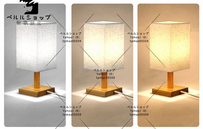 Led デスクランプライブラリリビングルーム 3色調光が可能 ベッドルームベッドサイドデスクライトテーブルランプ装飾_画像3