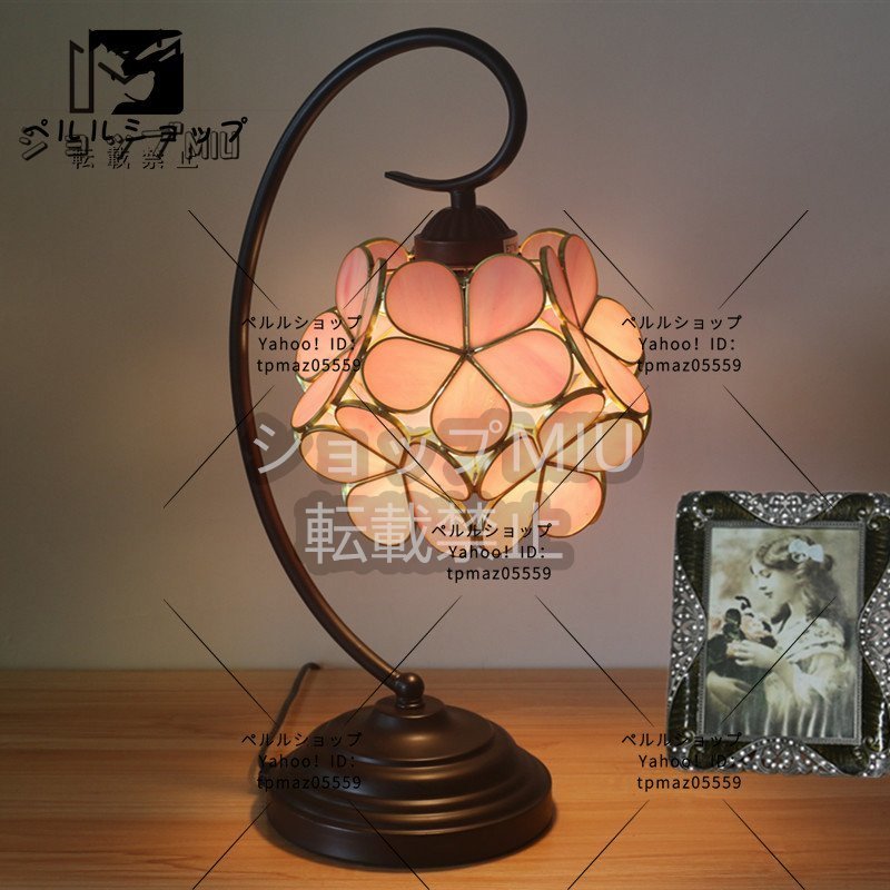  unusual solid .. design . great popularity! floral print hanging type stained glass lamp table Ran plan p stand glass LED correspondence hand made 