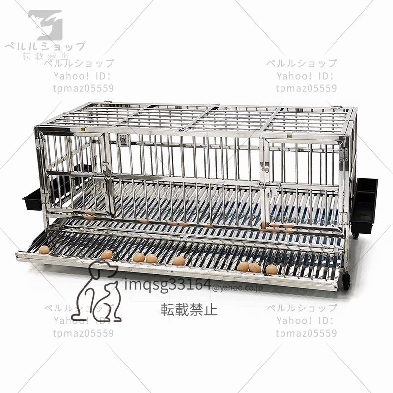  chicken for cage breeding cage 78*53*67cm folding type stainless steel steel chicken . egg tray attaching chicken for cage 